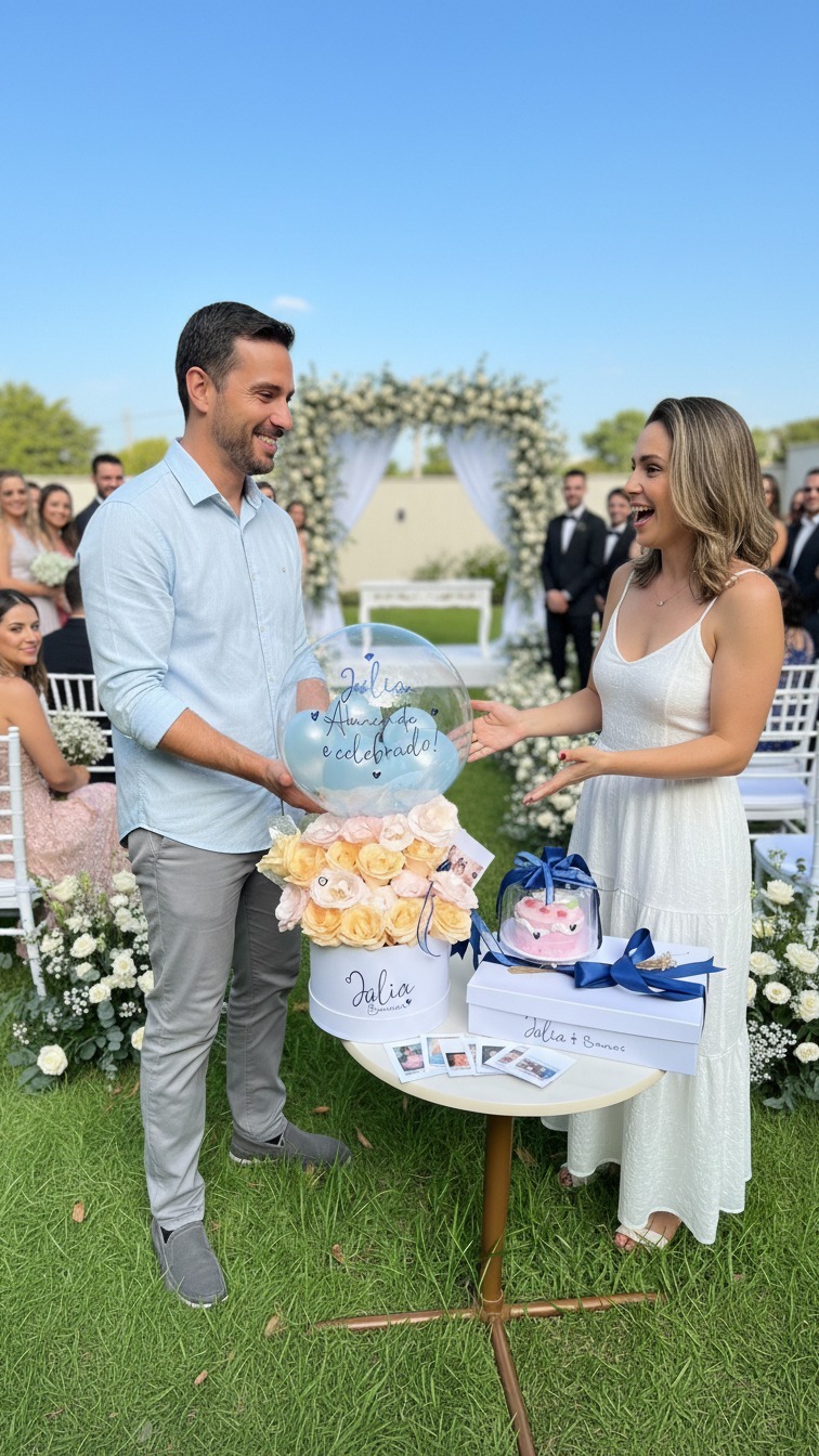 Cesta casamento premium para noivos